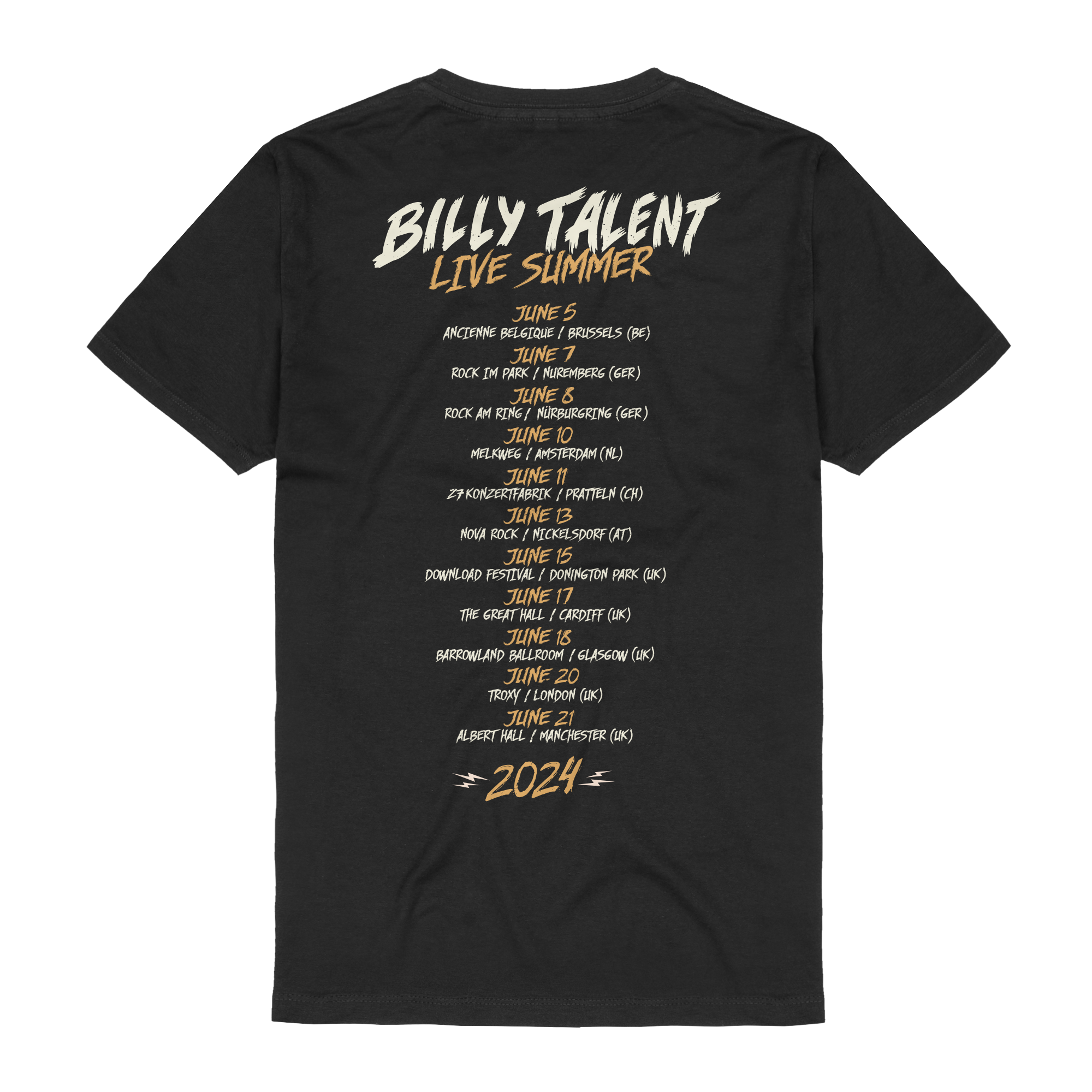 Billy Talent Live Summer 2024 T-Shirt 355463