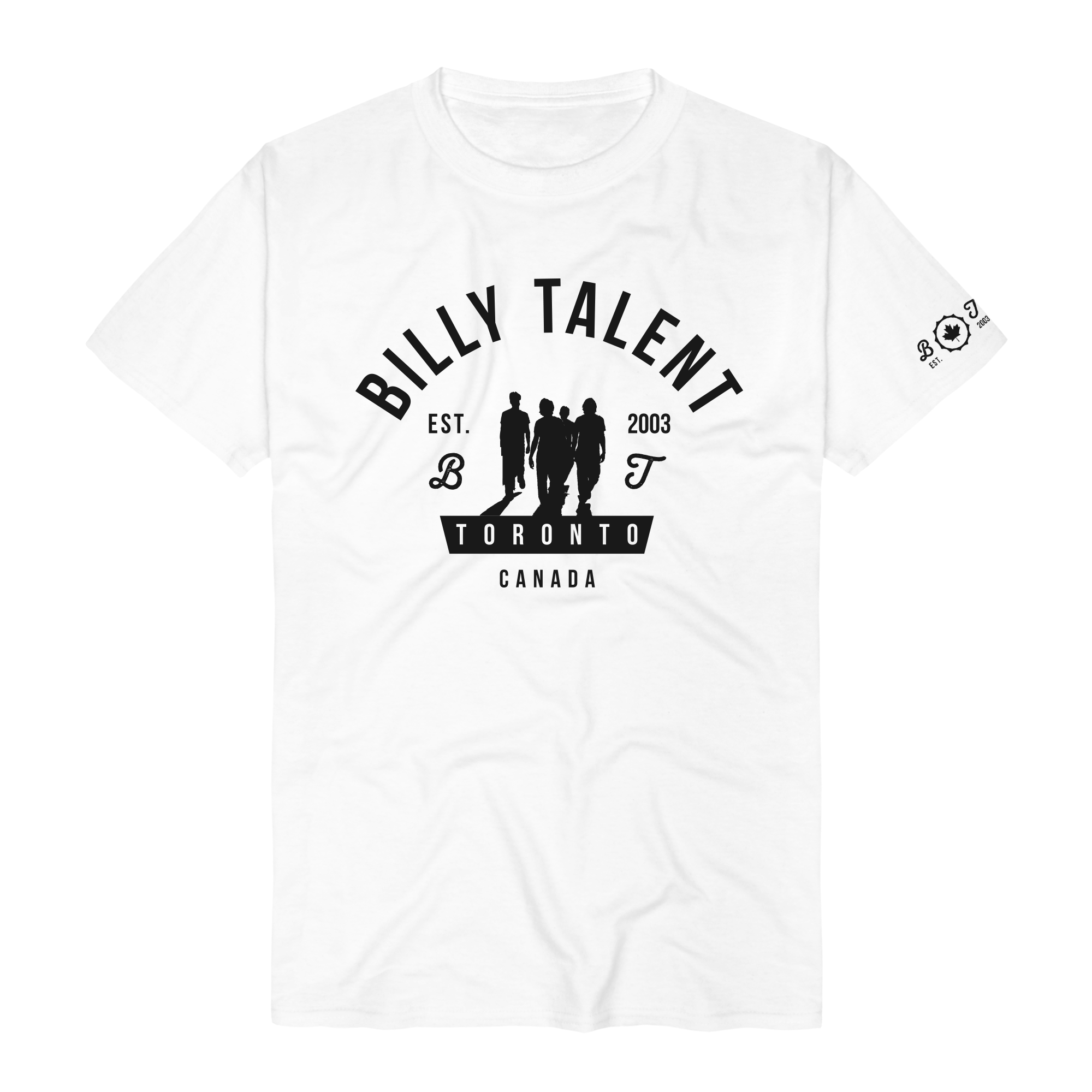 Billy Talent ﻿﻿Silhouette T-Shirt (White) T-Shirt 366323