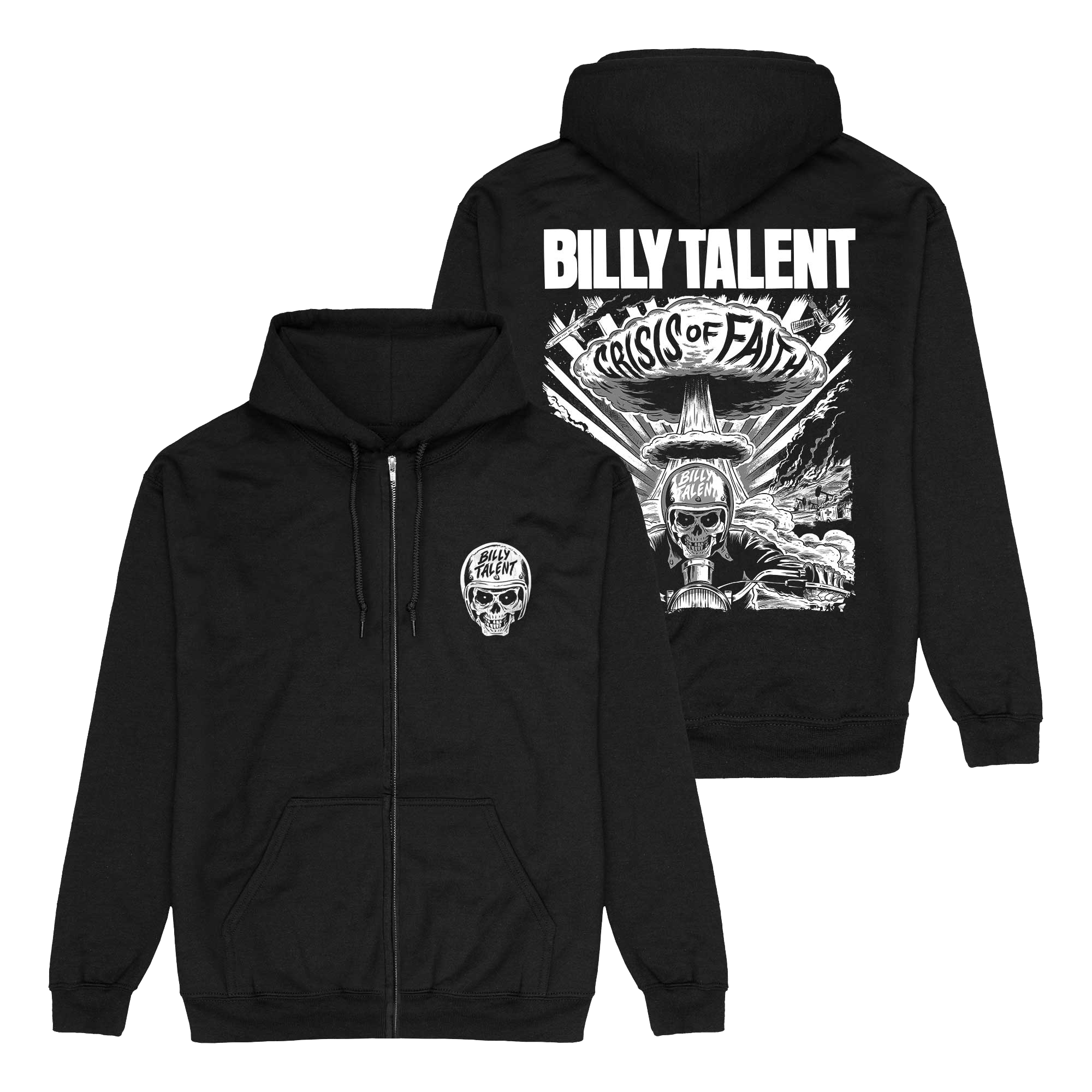 Billy Talent Skull Logo Kapuzenjacke 357139